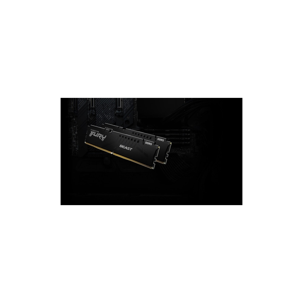 Produktbild för Kingston FURY Beast - DDR5 - modul - 32 GB - DIMM 288-pin - 5200 MHz / PC5-41600 - ej buffrad
