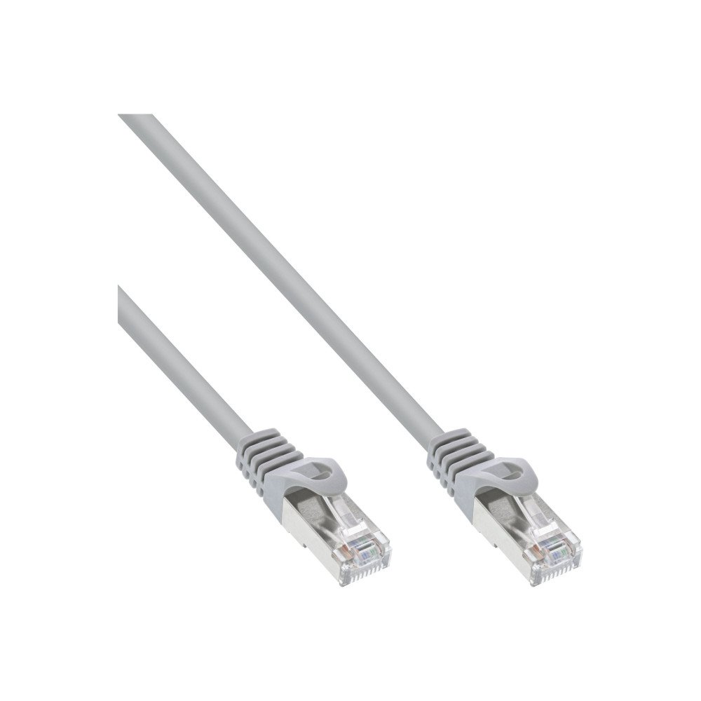 Produktbild för InLine patch-kabel - 10 m - grå