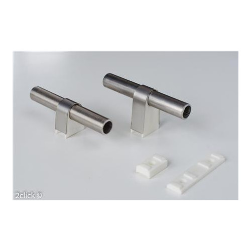 2CLICK APS spacer 2CLICK ø15mm Parallell monteringsplatta. För ø15mm rö...