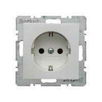 Produktbild för BERKER vägguttag S.1/B.3/B.7 schuko med jord, 1 modul 250V 1...