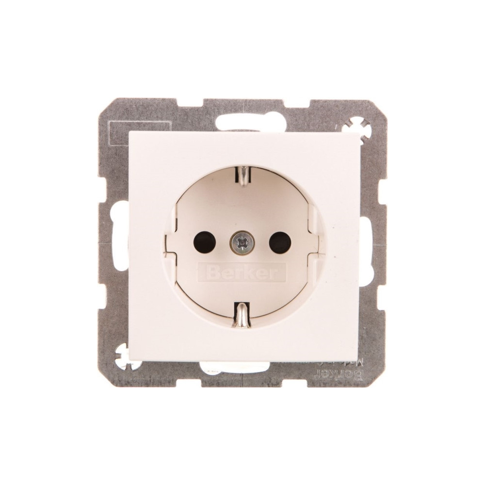 Produktbild för BERKER vägguttag S.1/B.3/B.7 schuko med jord, 1 modul 250V 1...