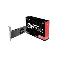 Produktbild för XFX Speedster SWFT105 Radeon RX 6400 - grafikkort - Radeon RX 6400 - 4 GB