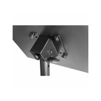 Produktbild för Manhattan TV/Monitor/Projector/Laptop Mount, Tripod Floor Stand, 1 screen/device, Screen Sizes: 13-32", VESA 75x75 to 100x100mm, Max 15kg, Height Adjustable, Black, Lifetime Warranty ställ - stativ - för bärbar dator / surfplatta / projektor - portabel - 