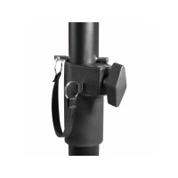 Produktbild för Manhattan TV/Monitor/Projector/Laptop Mount, Tripod Floor Stand, 1 screen/device, Screen Sizes: 13-32", VESA 75x75 to 100x100mm, Max 15kg, Height Adjustable, Black, Lifetime Warranty ställ - stativ - för bärbar dator / surfplatta / projektor - portabel - 