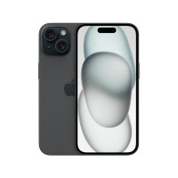Produktbild för Apple iPhone 15 - svart - 5G smartphone - 128 GB - GSM