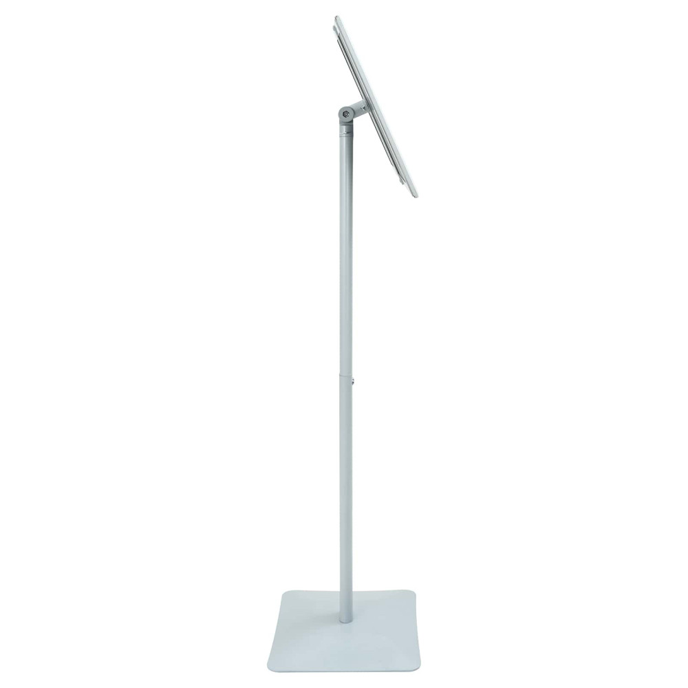Produktbild för Pedestal affischställ Silver 32,5 x 27 x 126 cm Gjutjärn