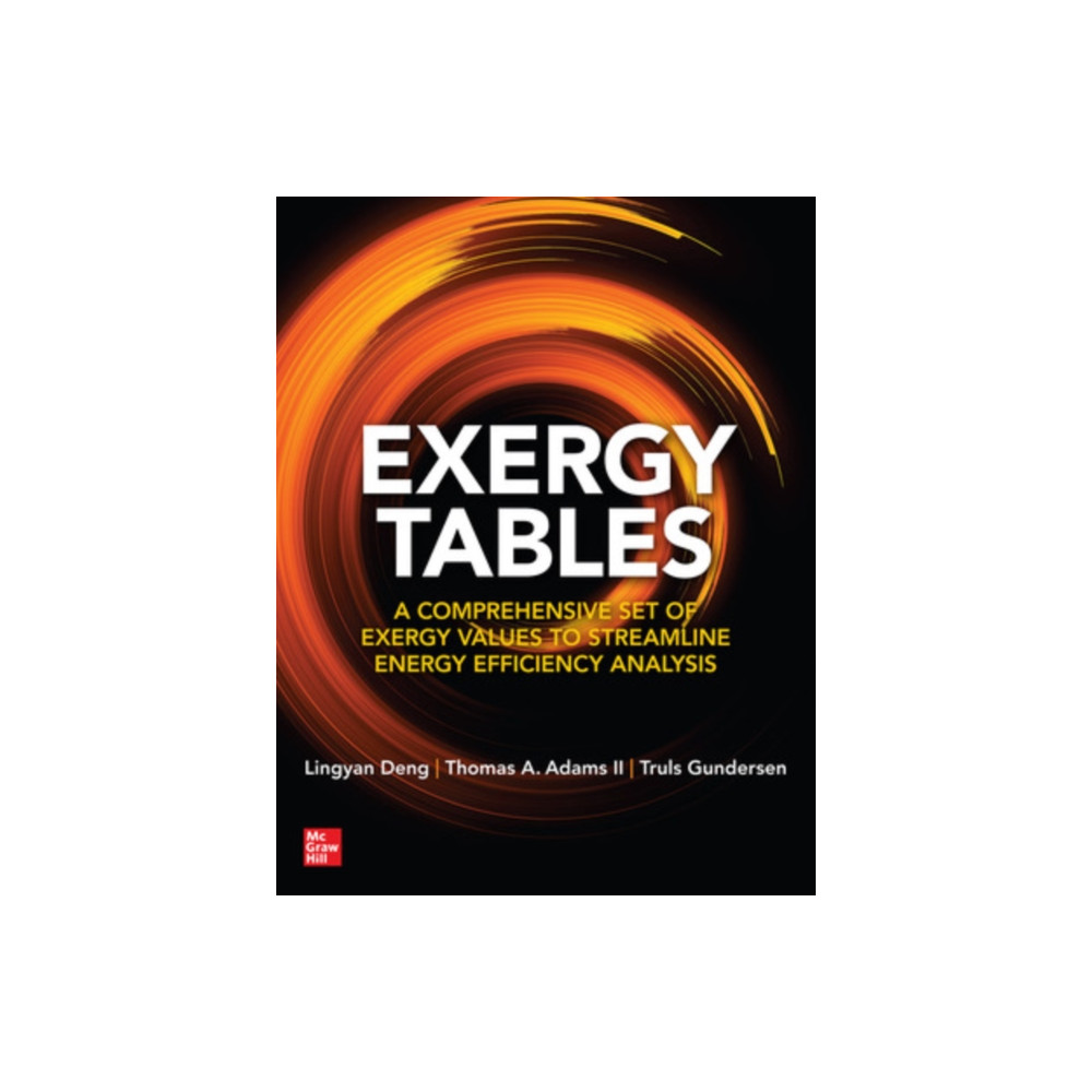Produktbild för Exergy Tables: A Comprehensive Set of Exergy Values to Streamline Energy Efficiency Analysis (häftad, eng)
