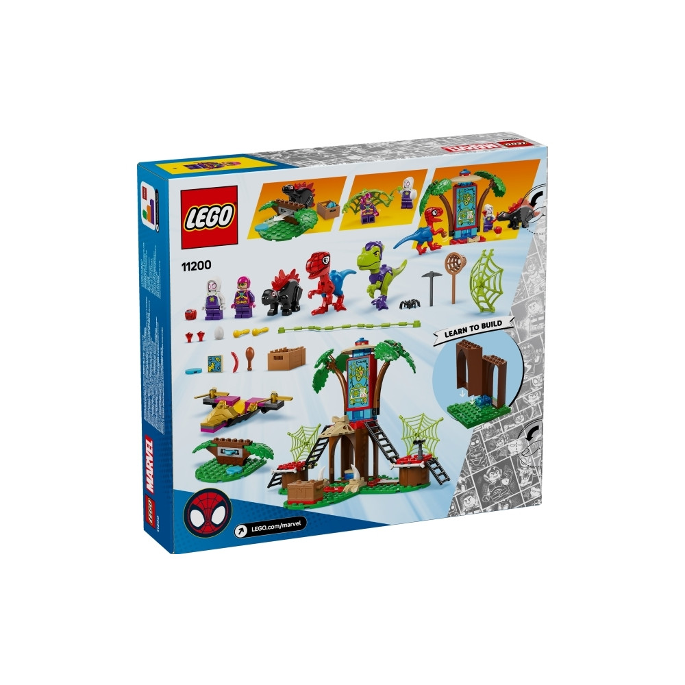 Produktbild för LEGO Spidey 11200 Spideys och Gobbys raptorstrid vid trädkoj...