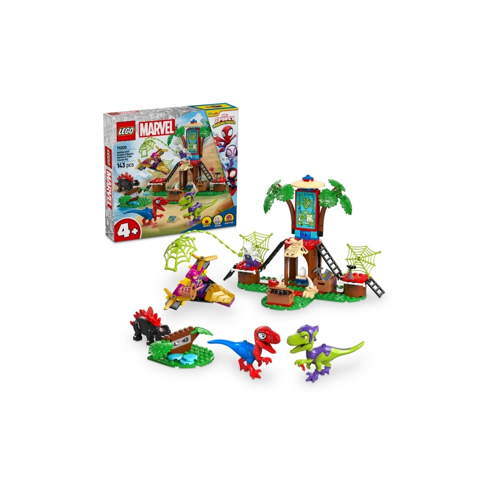 Produktbild för LEGO Spidey 11200 Spideys och Gobbys raptorstrid vid trädkoj...