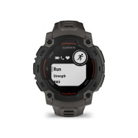 Produktbild för Garmin Instinct E - svart fiberförstärkt polymer - Ja smart klocka med band - träkol - 128 MB