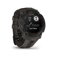 Produktbild för Garmin Instinct E - svart fiberförstärkt polymer - Ja smart klocka med band - träkol - 128 MB