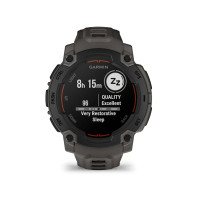 Produktbild för Garmin Instinct E - svart fiberförstärkt polymer - Ja smart klocka med band - träkol - 128 MB