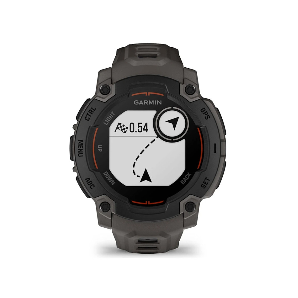 Produktbild för Garmin Instinct E - svart fiberförstärkt polymer - Ja smart klocka med band - träkol - 128 MB
