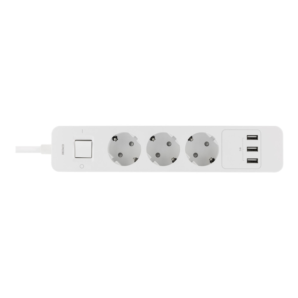 Produktbild för DELTACO GT-189 - effektband - 3680 Watt