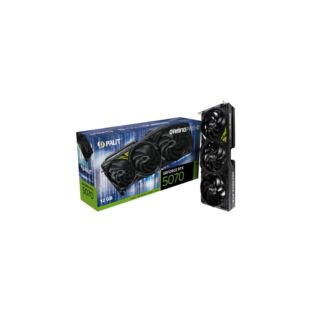 Produktbild för Palit GamingPro-S - grafikkort - GeForce RTX 5070 Ti - 16 GB