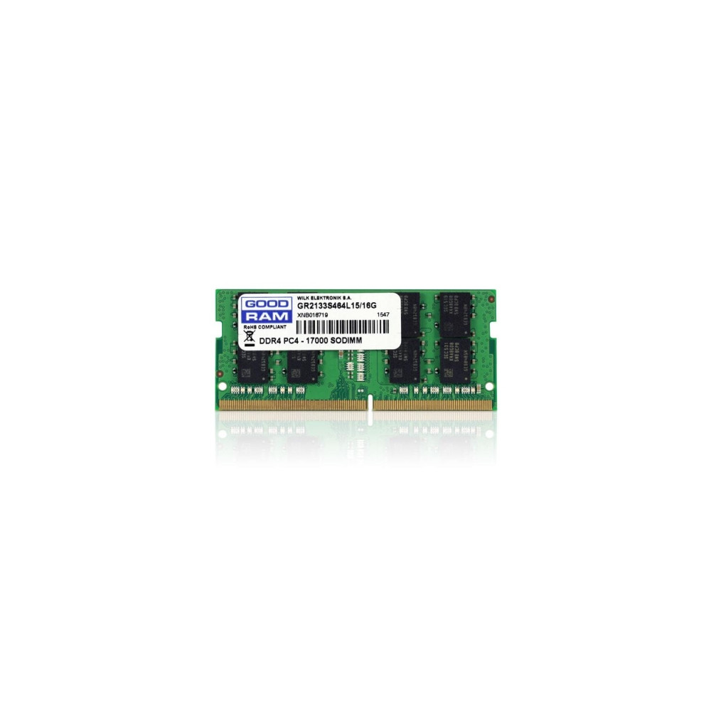 Produktbild för GOODRAM - DDR4 - modul - 16 GB - SO DIMM 260-pin - 2666 MHz / PC4-21300 - ej buffrad