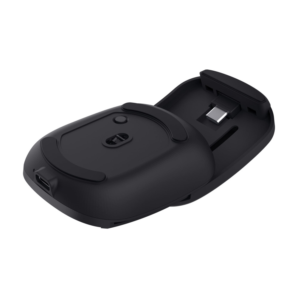 Produktbild för Trust Zylo - mus - foldable, pocket - 2.4 GHz - svart