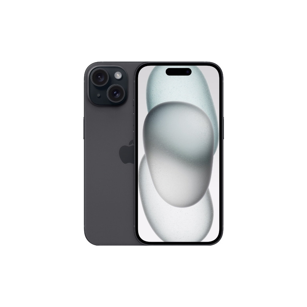 Produktbild för Apple iPhone 15 - svart - 5G smartphone - 128 GB - GSM