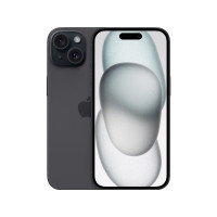 Produktbild för Apple iPhone 15 - svart - 5G smartphone - 128 GB - GSM