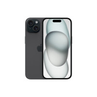 Produktbild för Apple iPhone 15 - svart - 5G smartphone - 128 GB - GSM