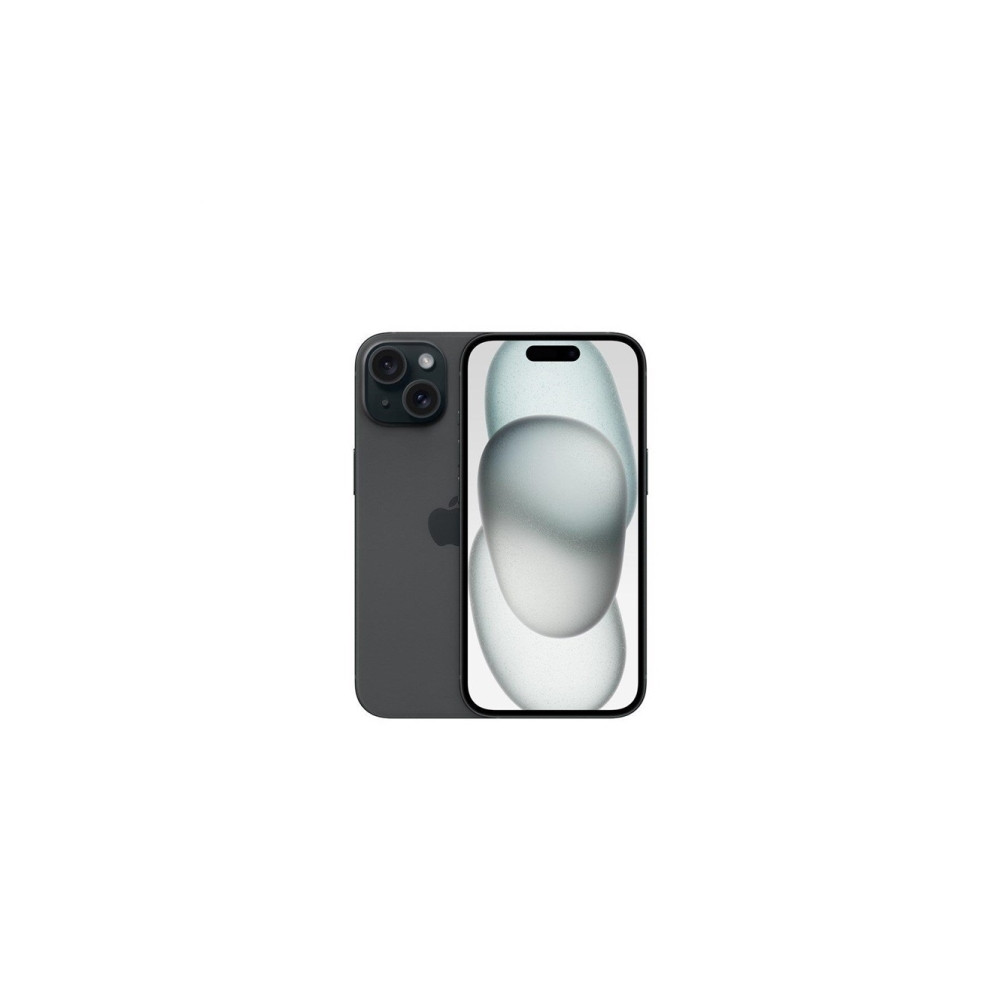 Produktbild för Apple iPhone 15 - svart - 5G smartphone - 128 GB - GSM