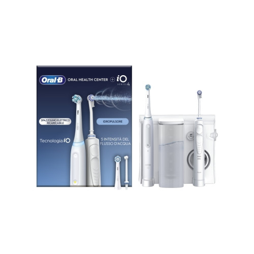 Braun Oral-B iO4 & OxyJet, Vuxen, Roterande, pulserande tandborste...