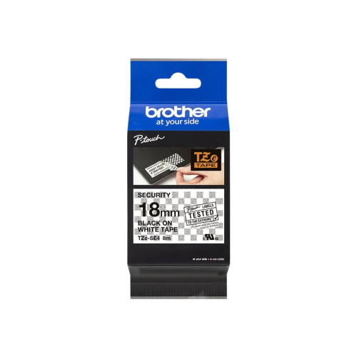 Brother Brother TZe-SE4 - bandlaminat - 1 kassett(er) - Rulle (1,8 cm x 8 m)