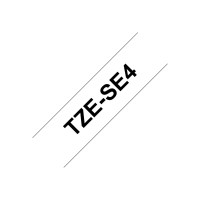 Produktbild för Brother TZe-SE4 - bandlaminat - 1 kassett(er) - Rulle (1,8 cm x 8 m)