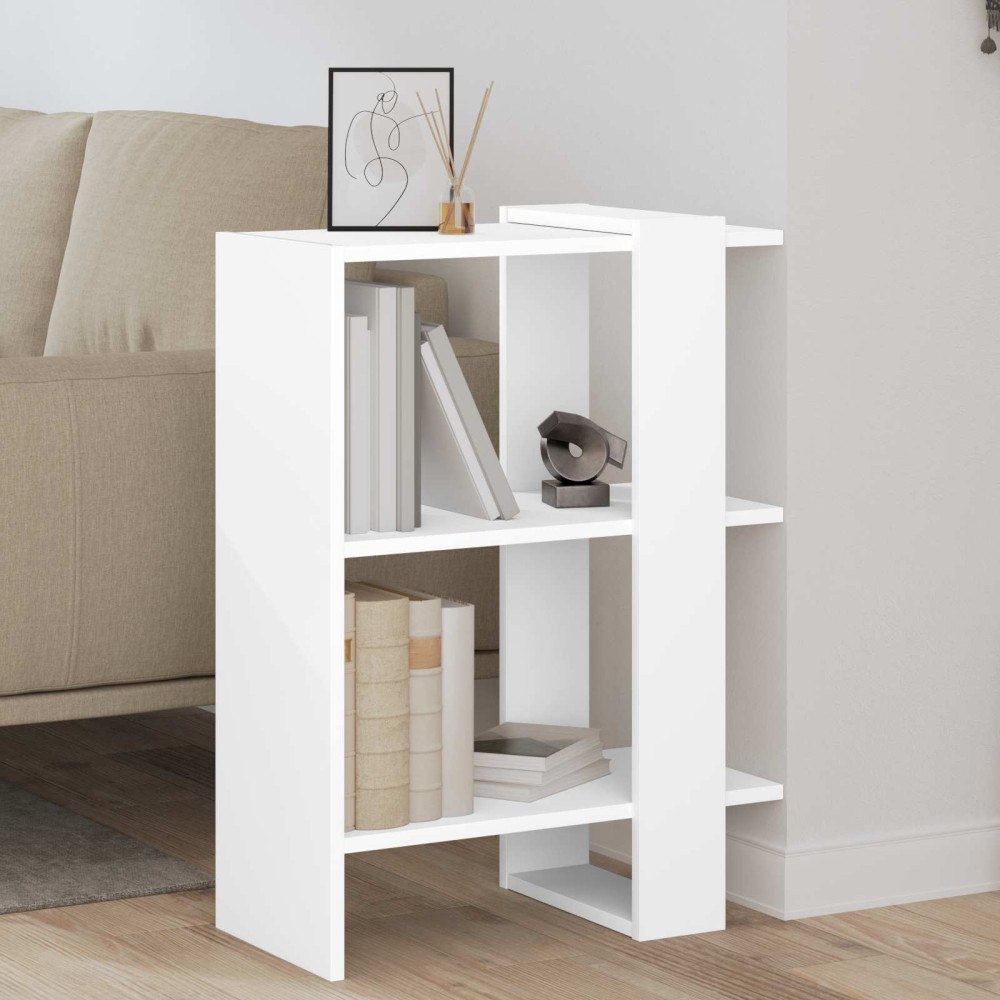 Produktbild för Hyllsystem Vit 52 x 25 x 71,5 cm Konstruerat trä