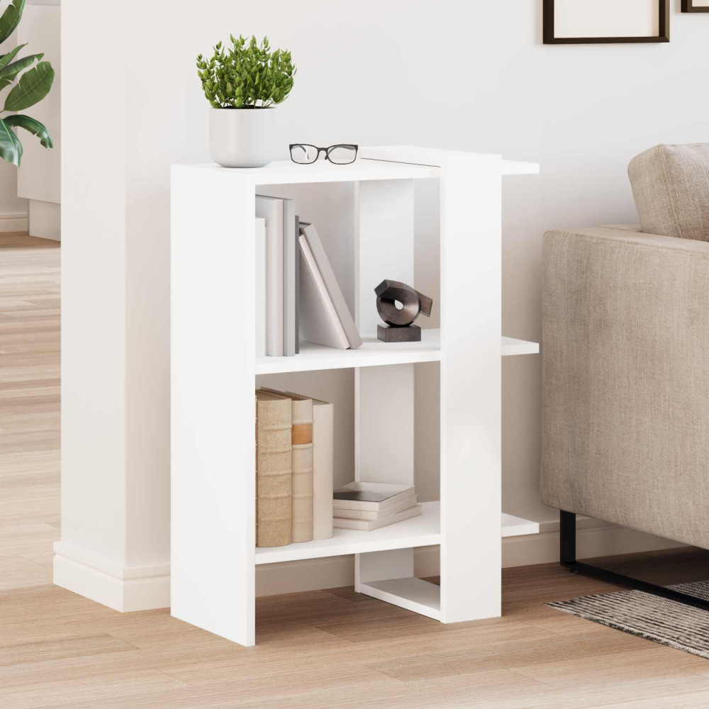 Produktbild för Hyllsystem Vit 52 x 25 x 71,5 cm Konstruerat trä