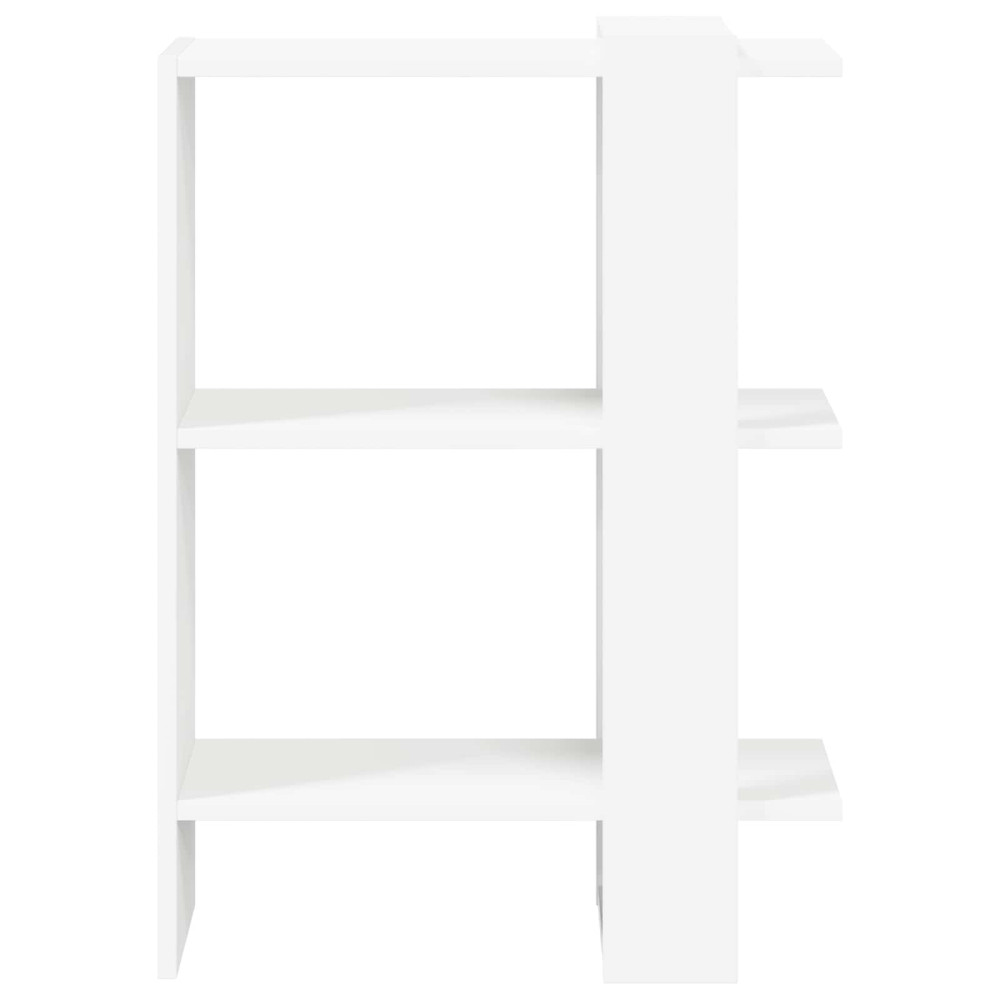 Produktbild för Hyllsystem Vit 52 x 25 x 71,5 cm Konstruerat trä