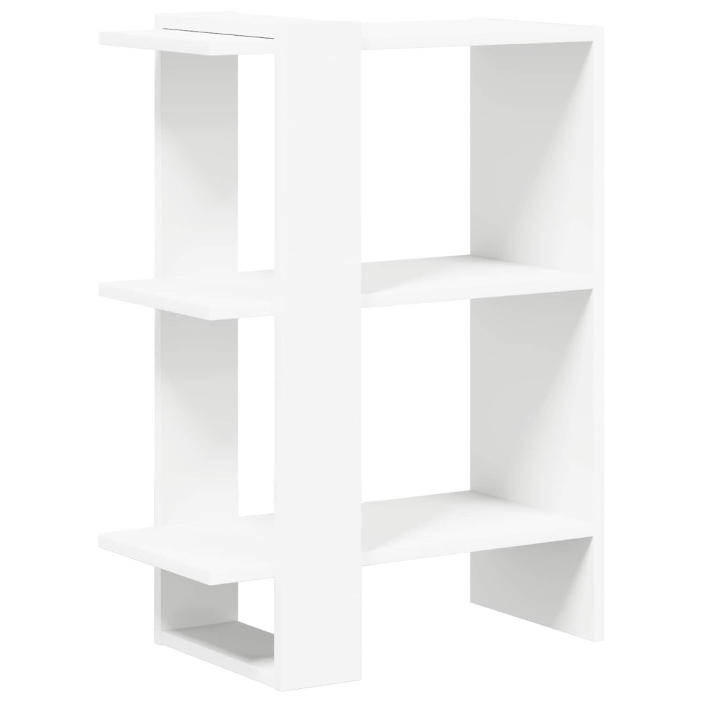 Produktbild för Hyllsystem Vit 52 x 25 x 71,5 cm Konstruerat trä