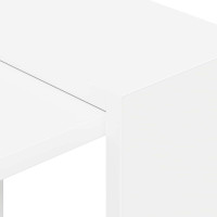 Produktbild för Hyllsystem Vit 52 x 25 x 71,5 cm Konstruerat trä