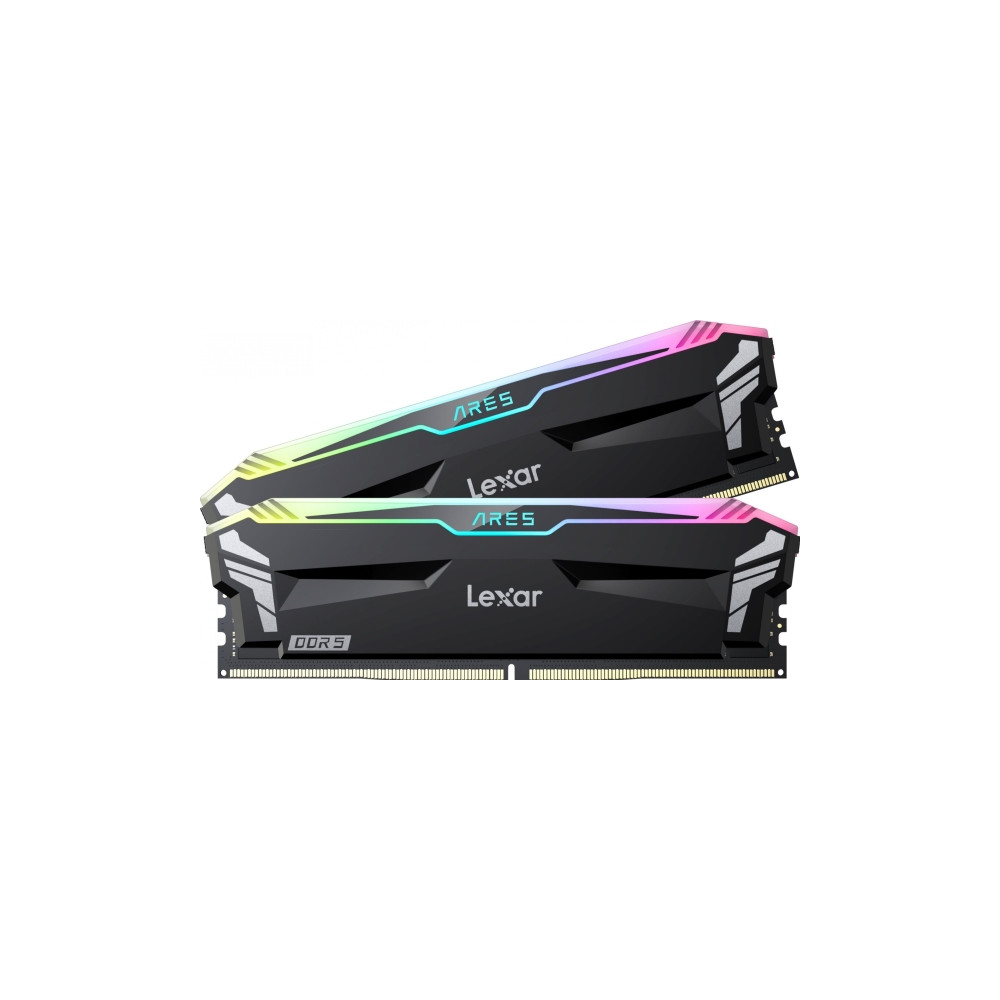 Produktbild för Lexar ARES RGB - DDR5 - sats - 32 GB: 2 x 16 GB - DIMM 288-pin - 6400 MHz / PC5-51200