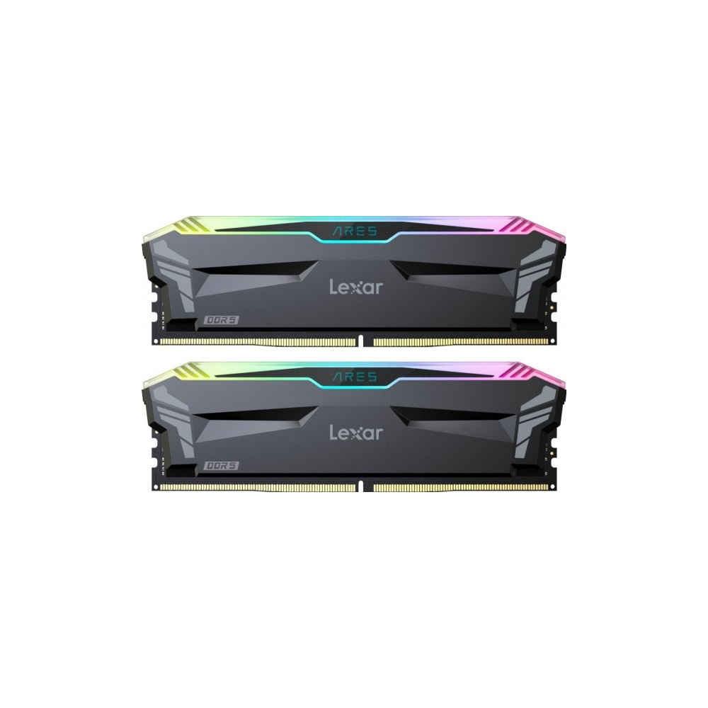 Produktbild för Lexar ARES RGB - DDR5 - sats - 32 GB: 2 x 16 GB - DIMM 288-pin - 6400 MHz / PC5-51200