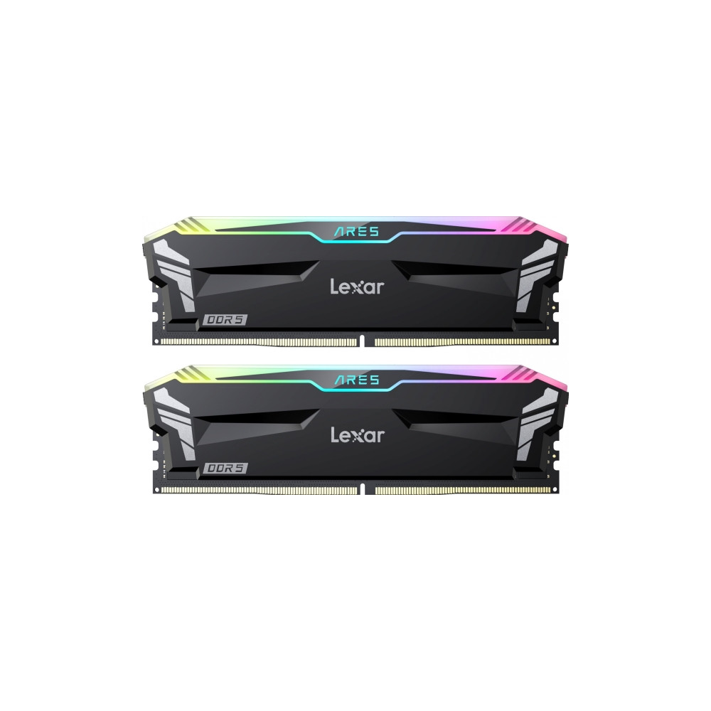 Produktbild för Lexar ARES RGB - DDR5 - sats - 32 GB: 2 x 16 GB - DIMM 288-pin - 6400 MHz / PC5-51200