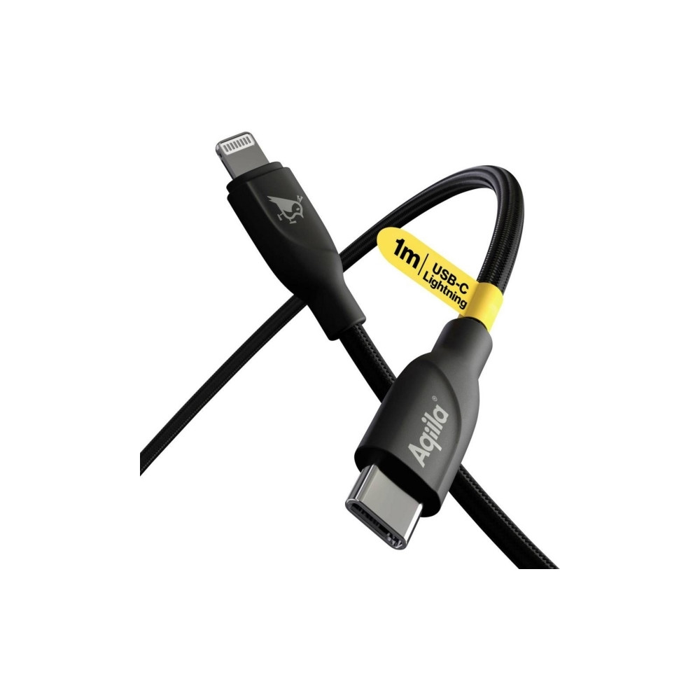 Produktbild för AQIILA B1BD850 ladd-/synkkabel USB-C till Lightning, 1 m (AQ...