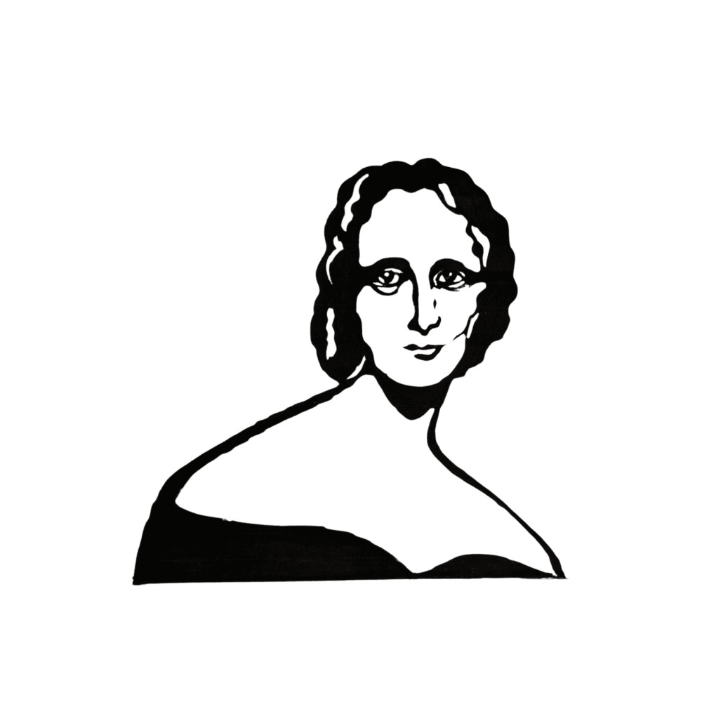 Produktbild för Bokstöd: Mary Shelley