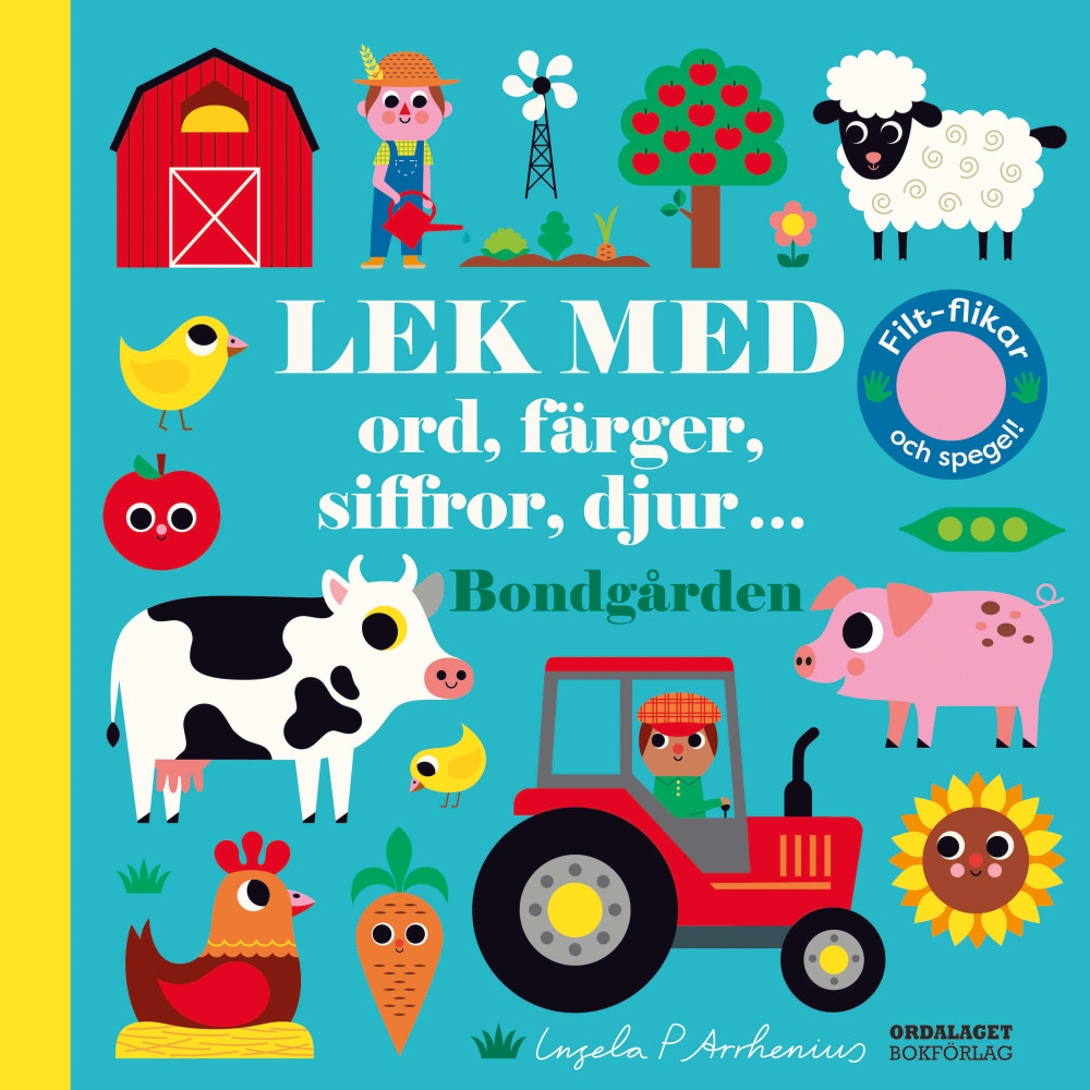 Produktbild för Lek med ord, färger, siffror, djur... bondgården (bok, board book)