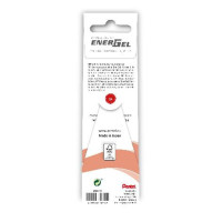 Produktbild för Refill PENTEL EnerGel needle röd 3/fp