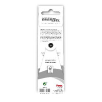 Produktbild för Refill PENTEL EnerGel needle svart 3/fp