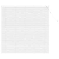 Produktbild för Persienn Vit 150 x 160 cm 25 mm PVC