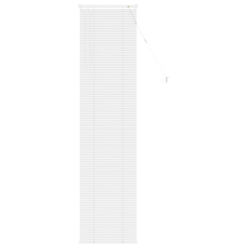 Produktbild för Persienn Vit 213 x 40 cm 25 mm PVC