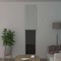Produktbild för Persienn Vit 213 x 40 cm 25 mm PVC