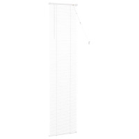 Produktbild för Persienn Vit 213 x 40 cm 25 mm PVC