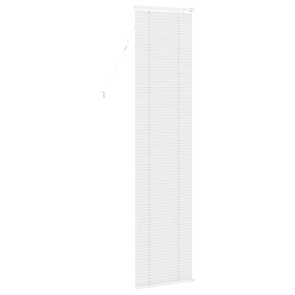 Produktbild för Persienn Vit 213 x 40 cm 25 mm PVC