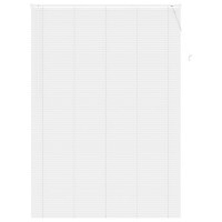 Produktbild för Persienn Vit 213 x 160 cm 25 mm PVC