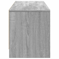 Produktbild för TV-skåp med led Grå Sonoma 165 x 34 x 40 cm Konstruerat trä