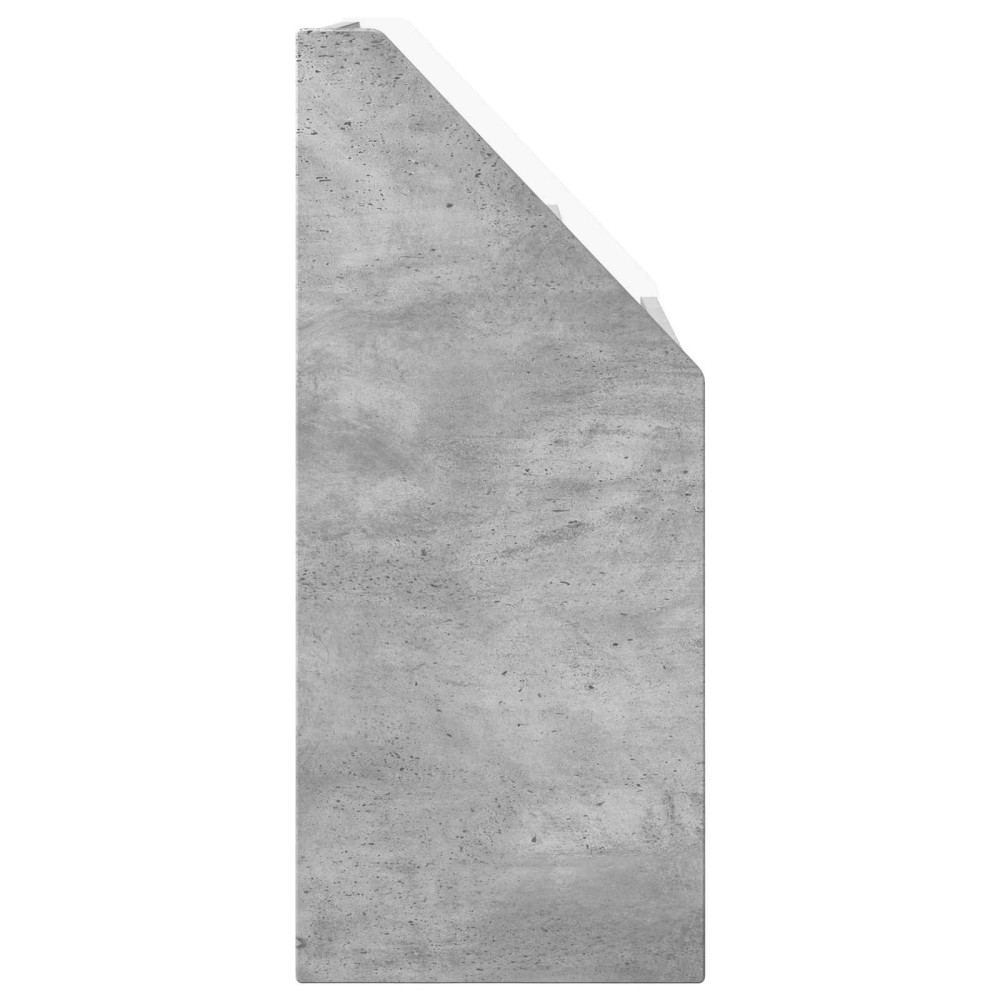 Produktbild för Barnbokhylla Betonggrå 72,5 x 29,5 x 69 cm Konstruerat trä