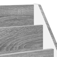 Produktbild för Barnbokhylla Grå Sonoma 72,5 x 29,5 x 69 cm Konstruerat trä